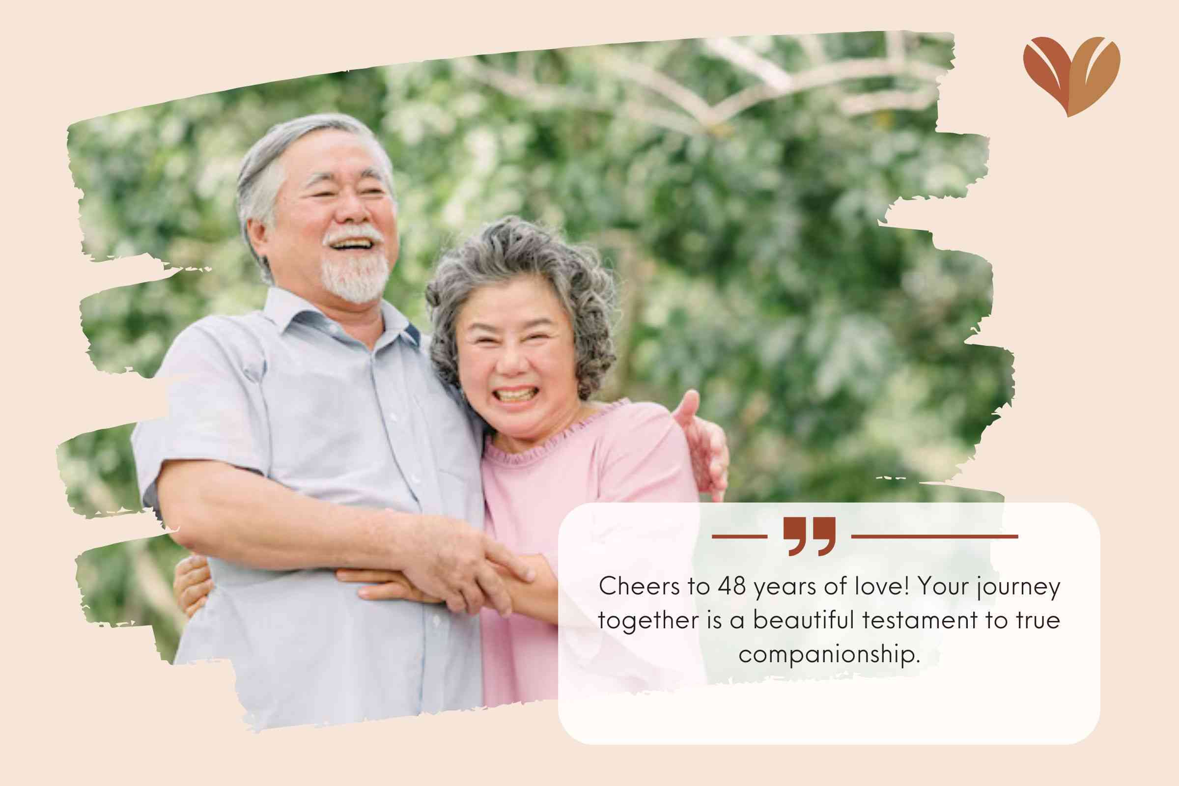 Short 48 Years Anniversary Messages For Couples