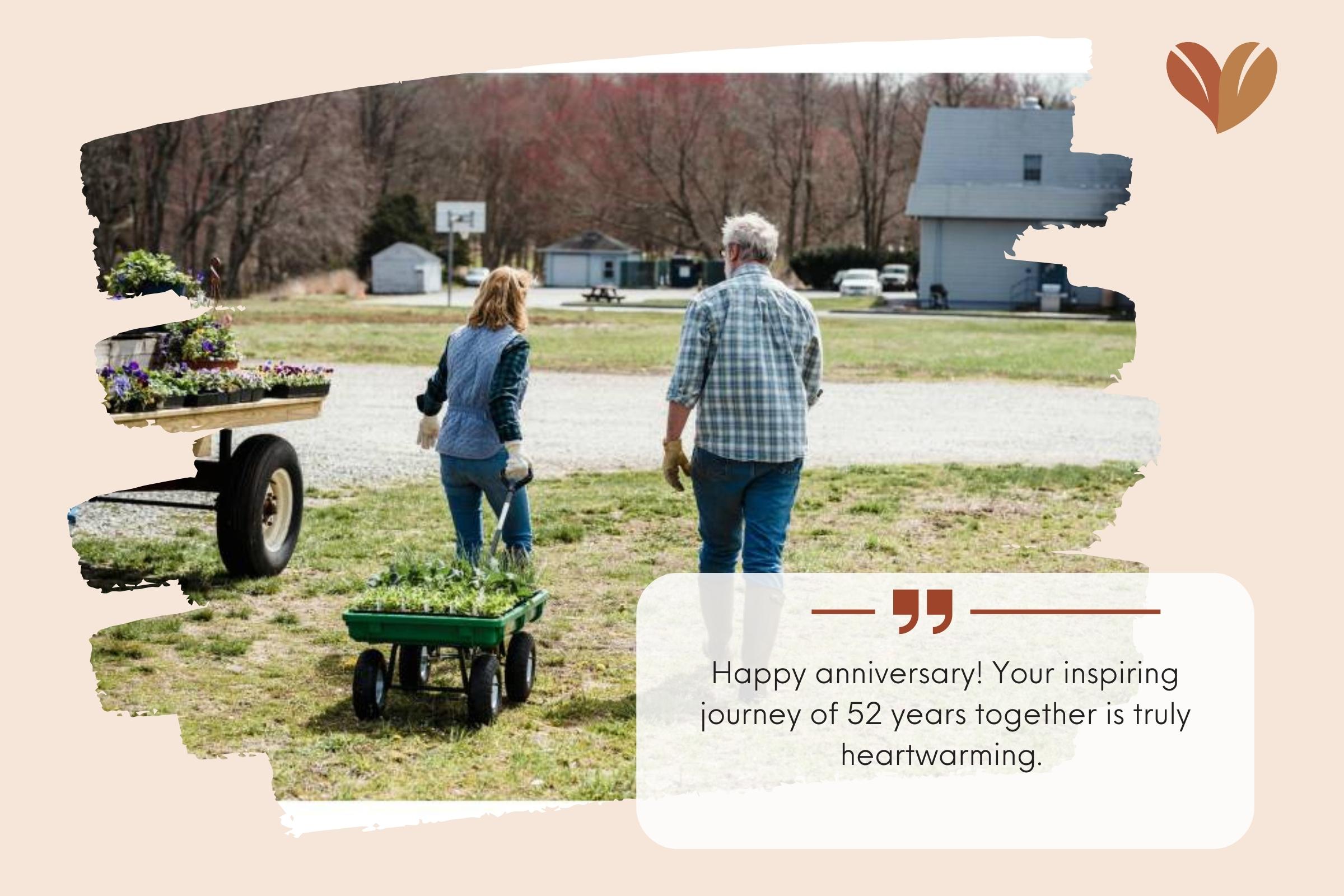 Inspirational 52 Years Wedding Anniversary Wishes To Your Brother And Sister