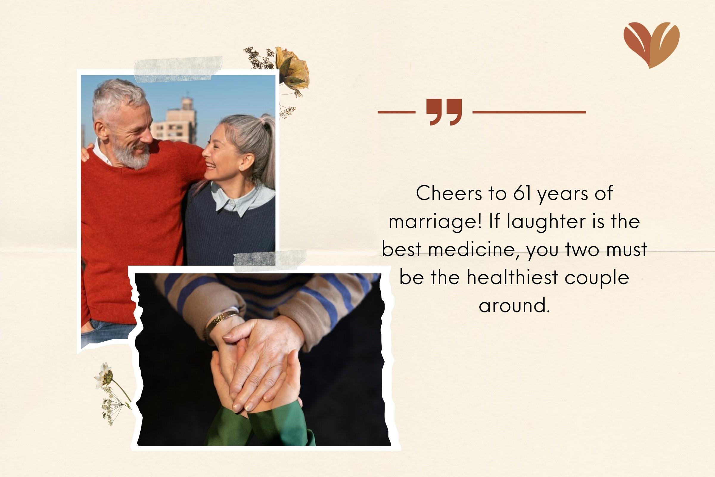 75 Heartfelt 61st Anniversary Wishes For Him To Commemorate The Special Moments 5