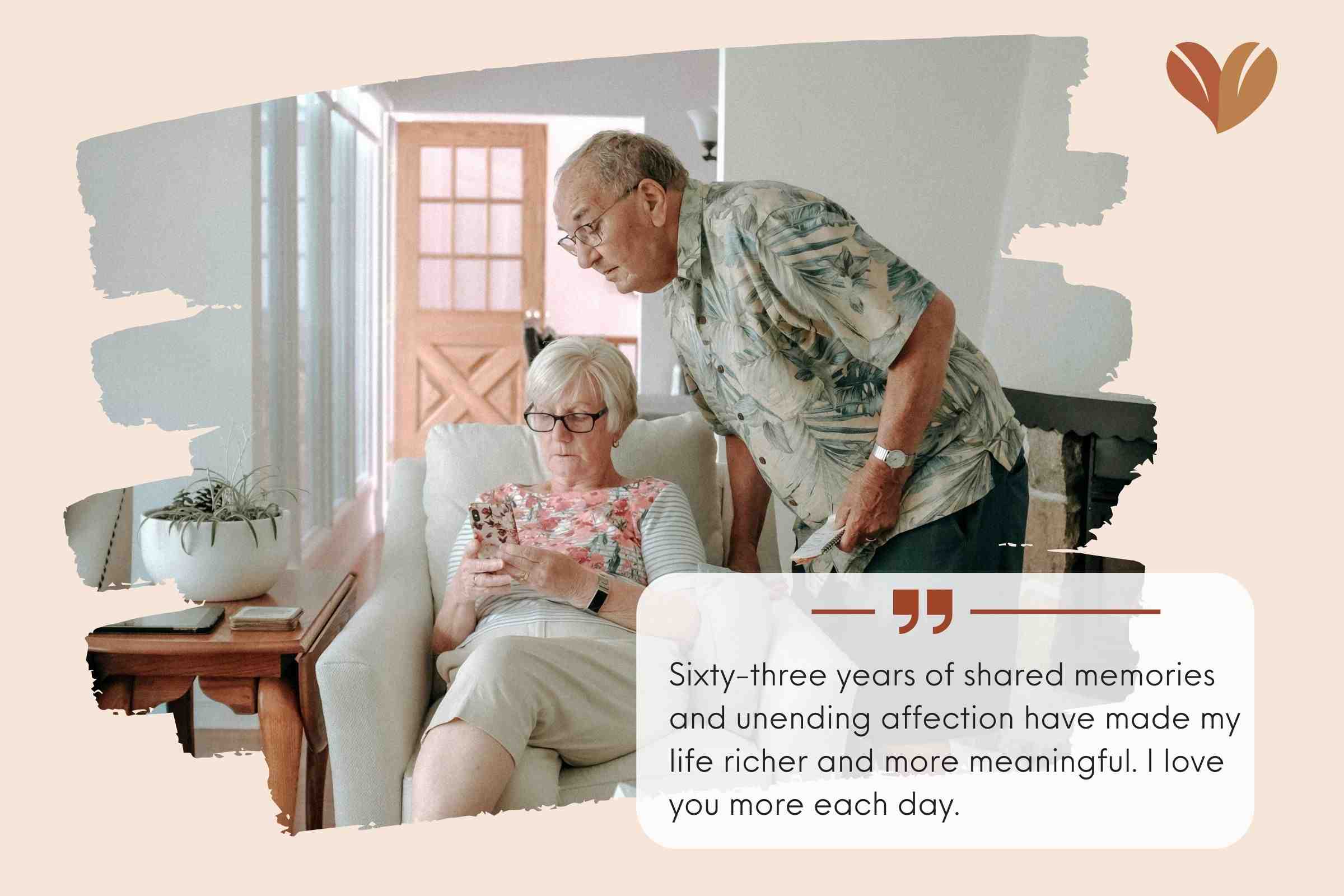 Emotional 63rd Wedding Anniversary Quotes For Spouse