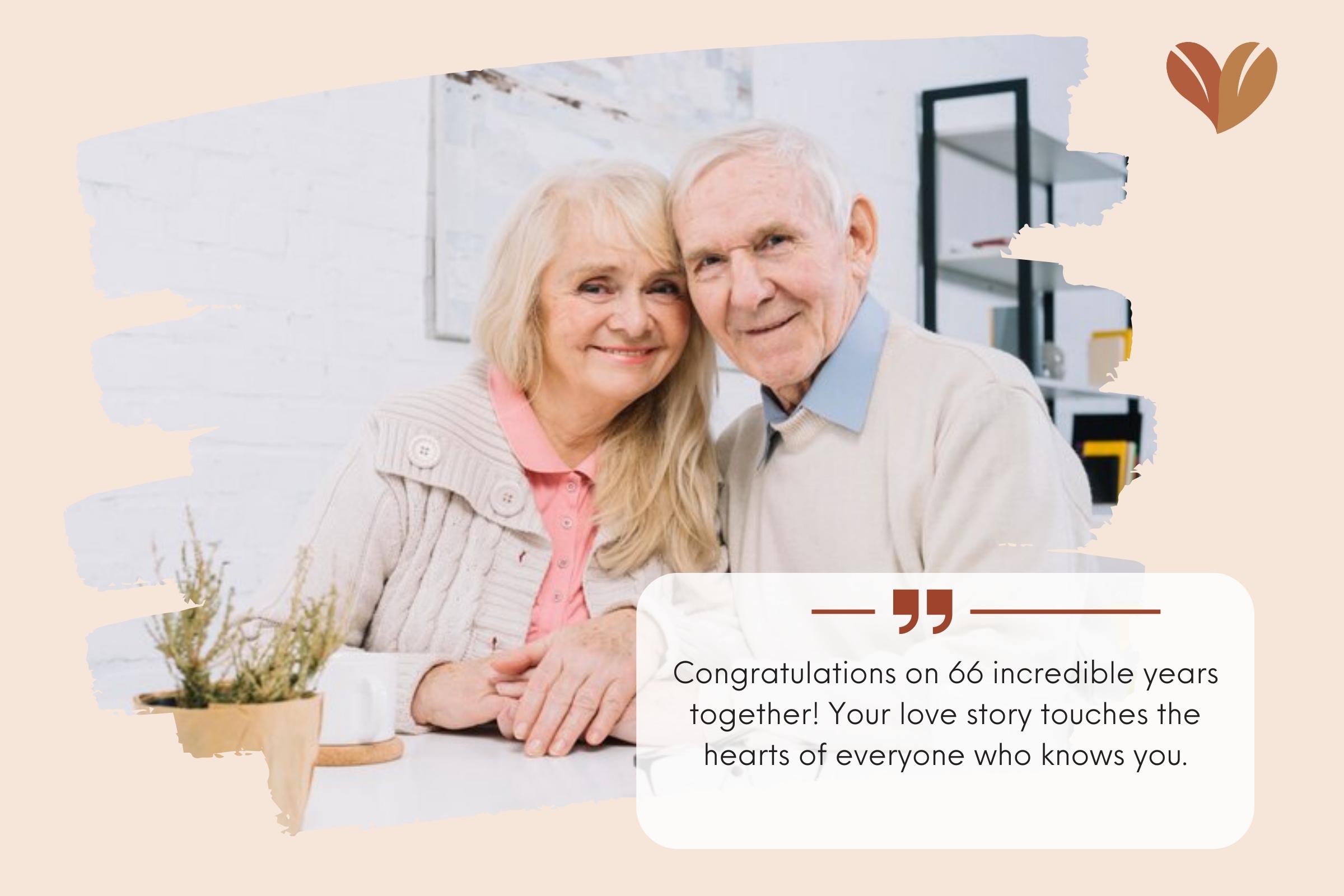 100+ Emotional 66th Wedding Anniversary Wishes To Celebrate Love 6