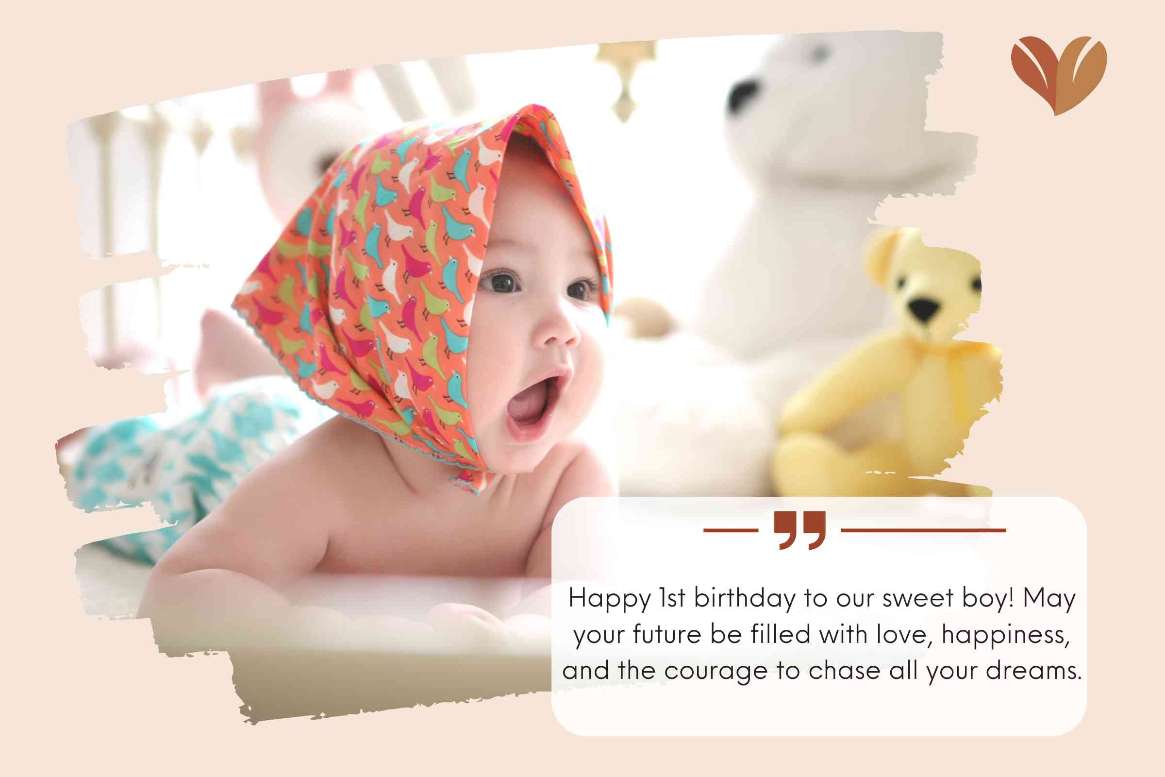 Meaningful 1st Birthday Wishes For Baby Boy