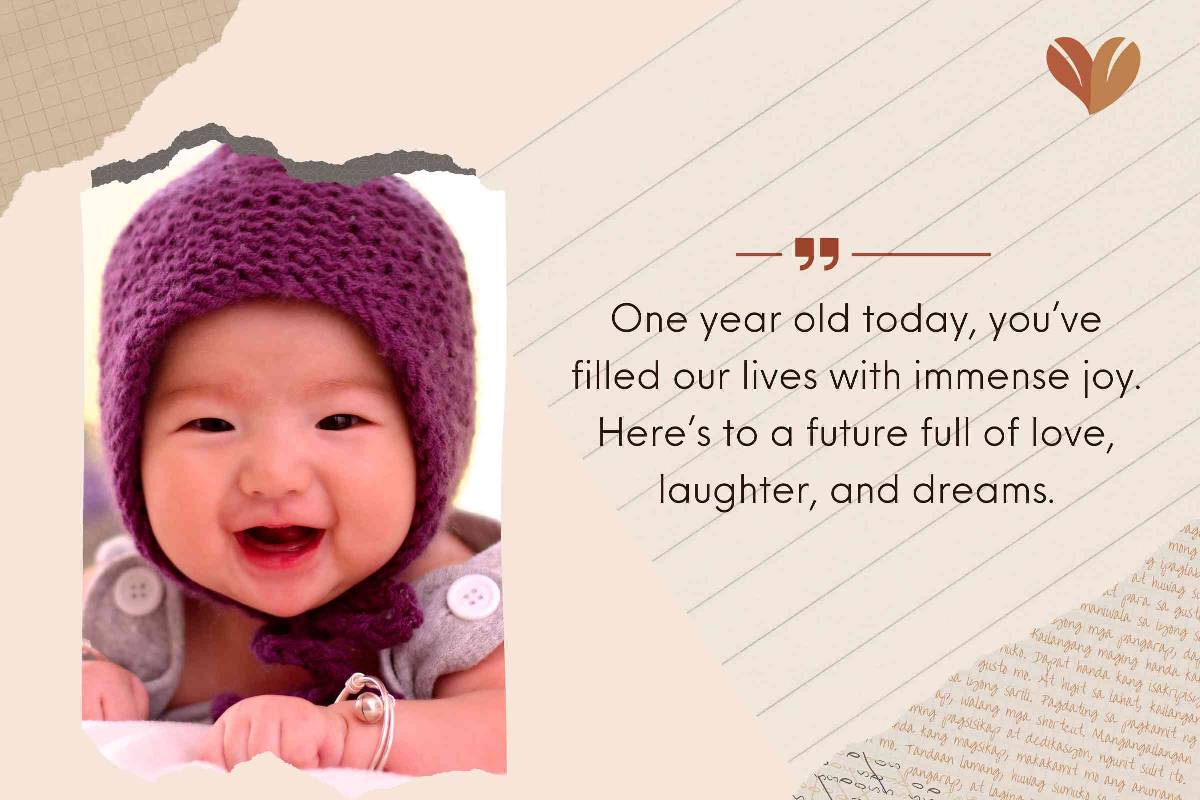 Touching First Birthday Wishes For Daughter