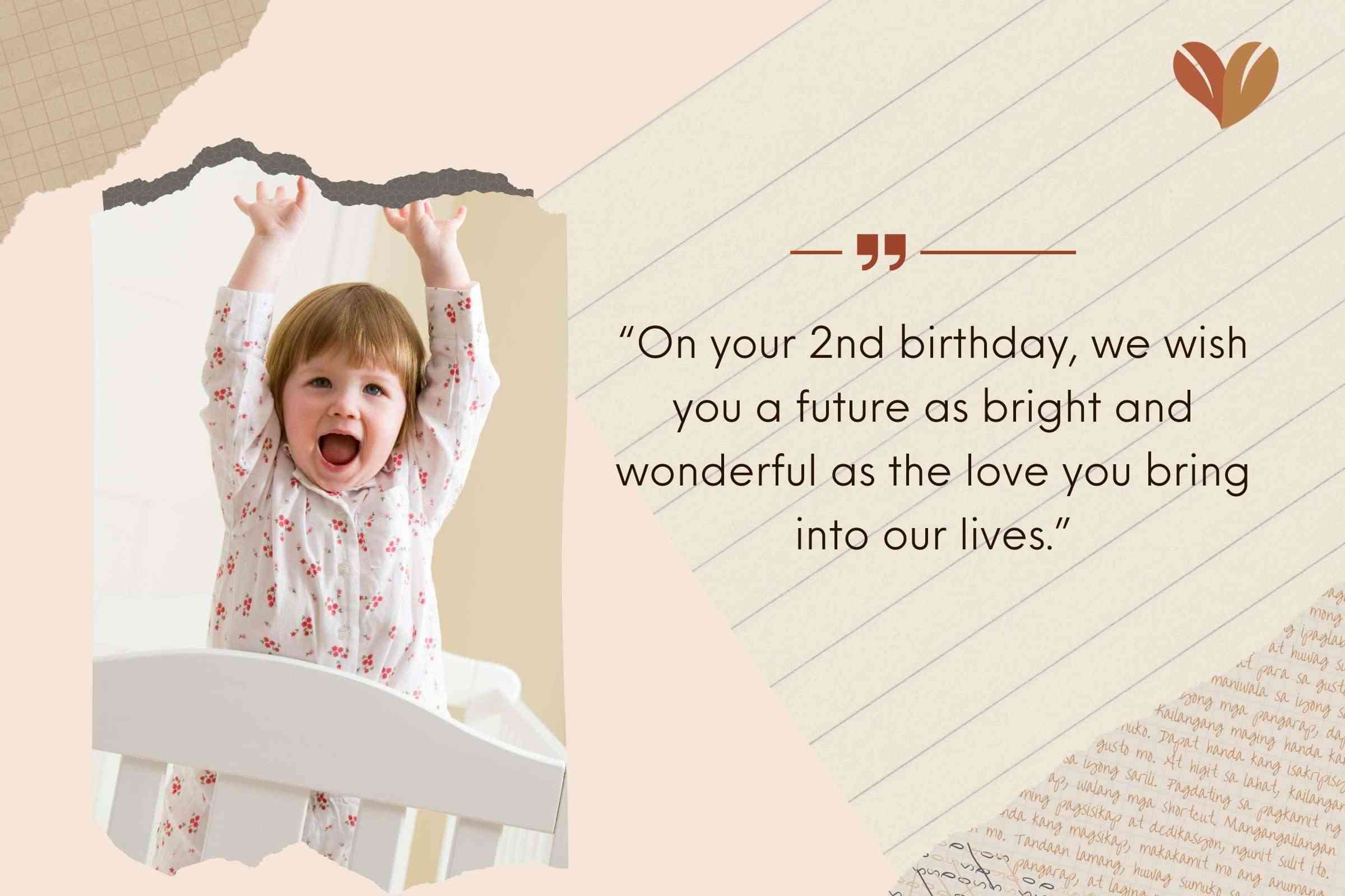 Meaningful 2nd Birthday Wishes For Daughter