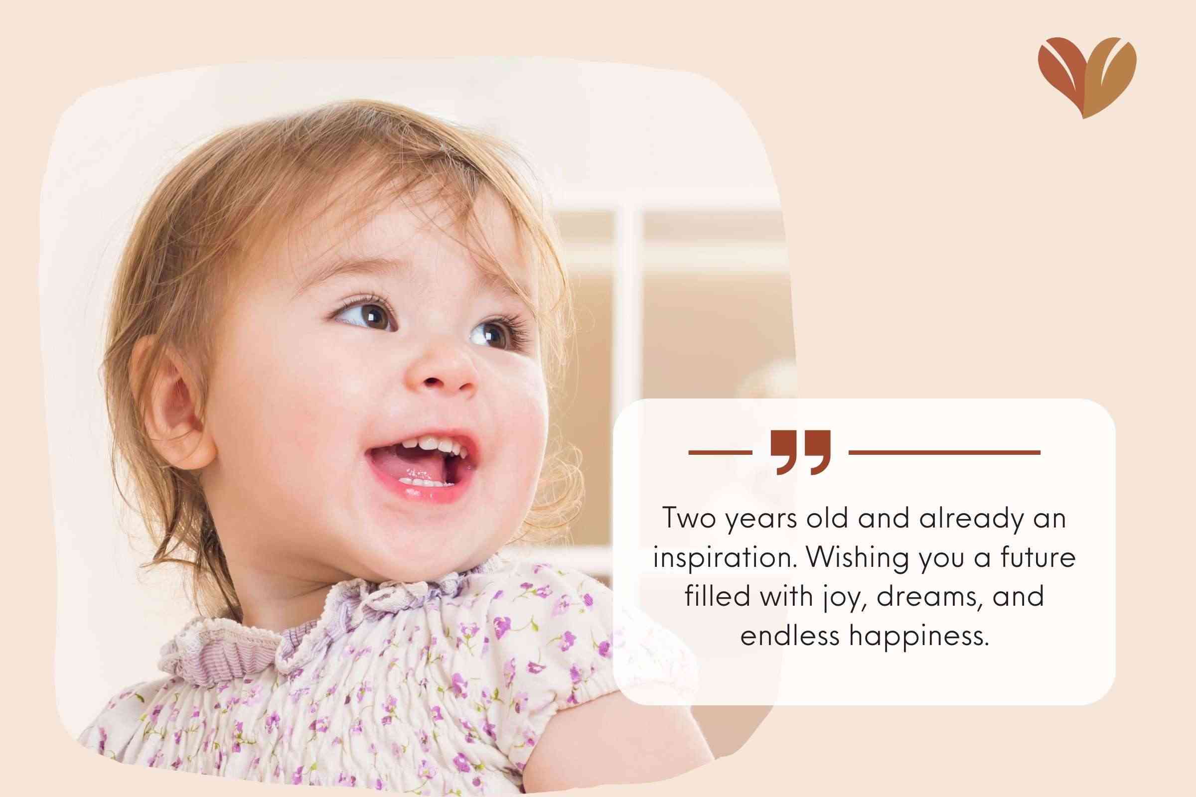 Inspirational 2nd Birthday Sayings For Daughter