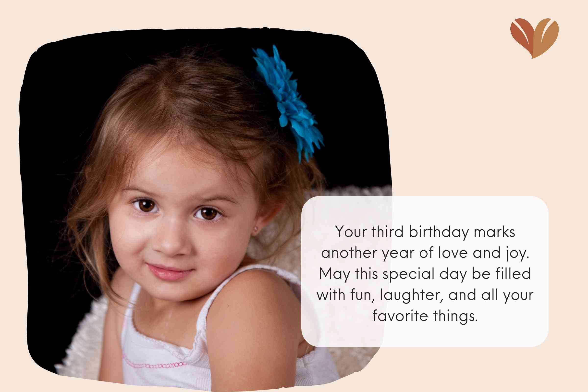 Meaningful 3rd Birthday Quotes For Daughter