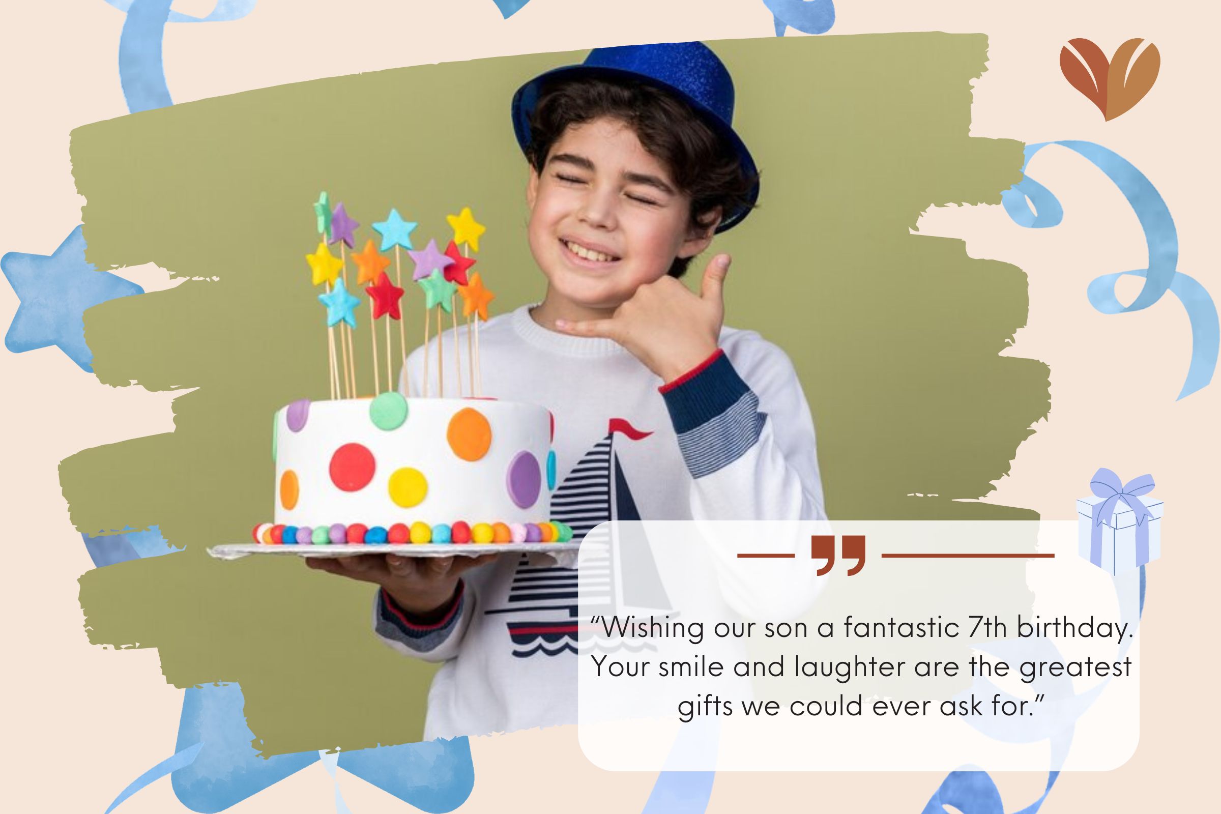 Meaningful 7th Year Birthday Wishes For Son