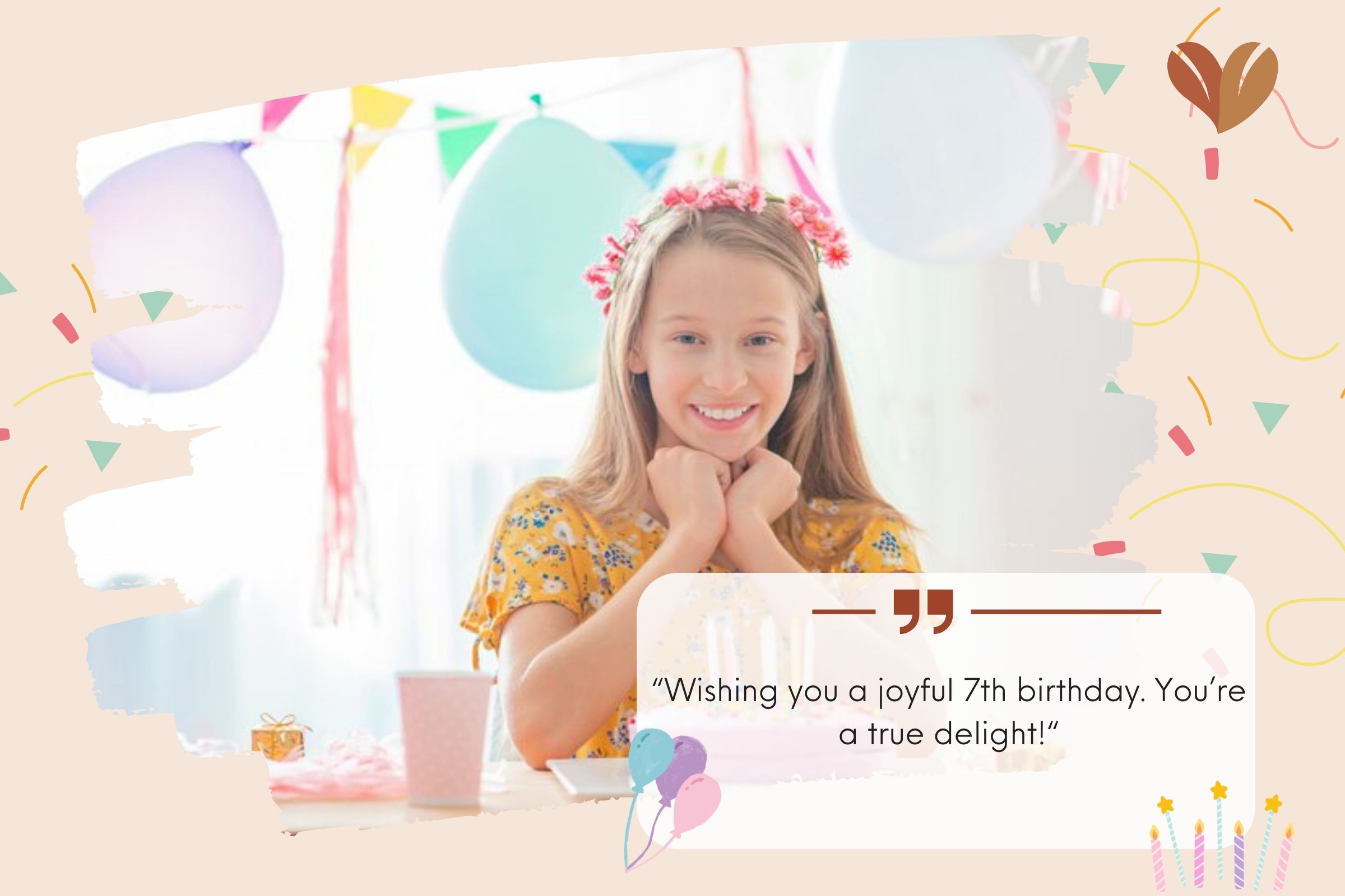 150+ Adorable 7th Birthday Greetings For Niece To Cherish Memories