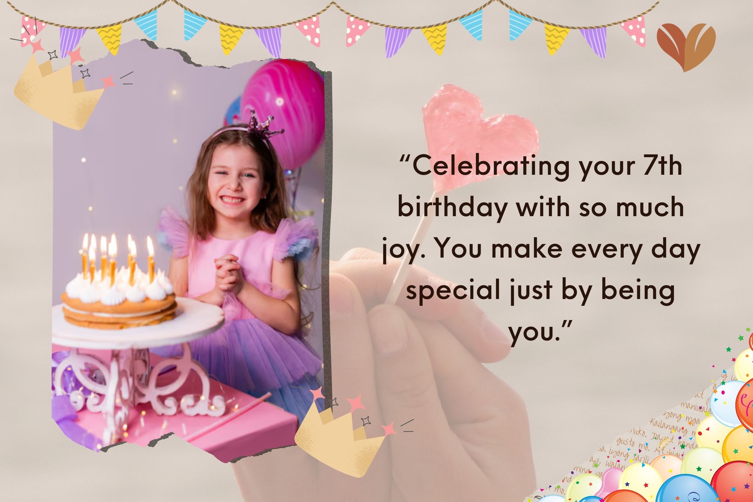 150+ Adorable 7th Birthday Greetings For Niece To Cherish Memories