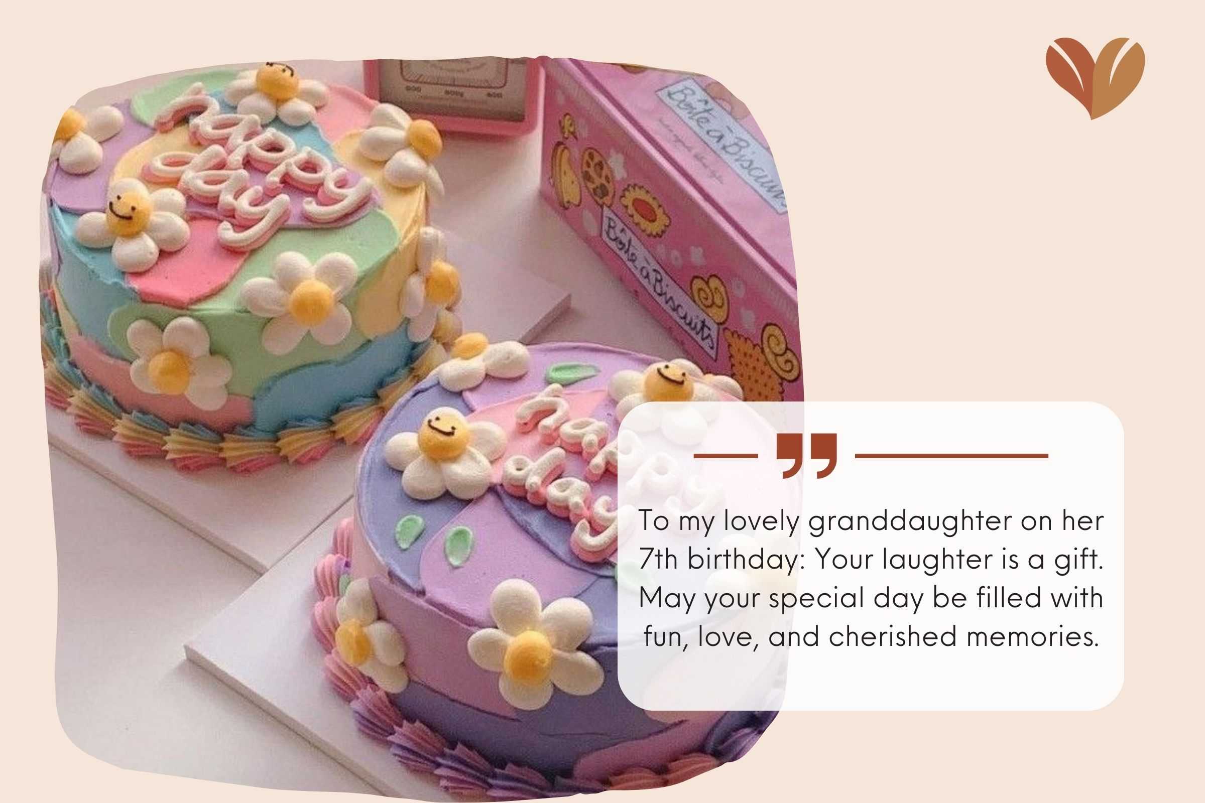 Thoughtful 7th Birthday Quotes For Granddaughter From Grandfather