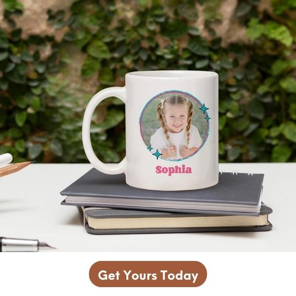 Customized 7th Birthday Gift For Granddaughter - Custom Mug From MyMindfulGifts